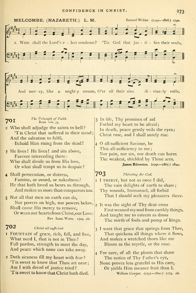 Hymns and Songs of Praise for Public and Social Worship page 277