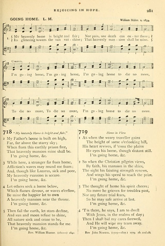 Hymns and Songs of Praise for Public and Social Worship page 285