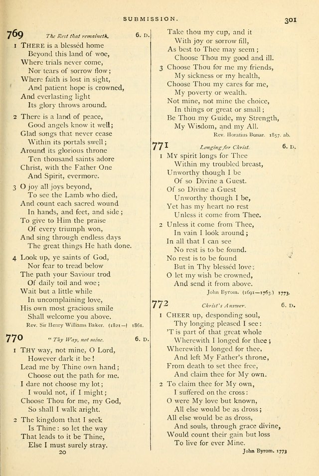 Hymns and Songs of Praise for Public and Social Worship page 307