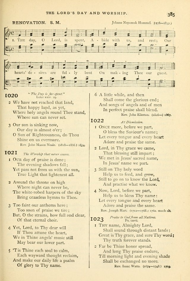 Hymns and Songs of Praise for Public and Social Worship page 393