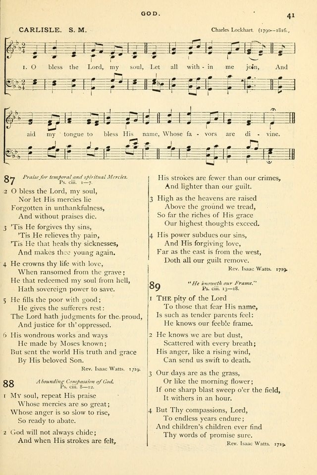 Hymns and Songs of Praise for Public and Social Worship page 41