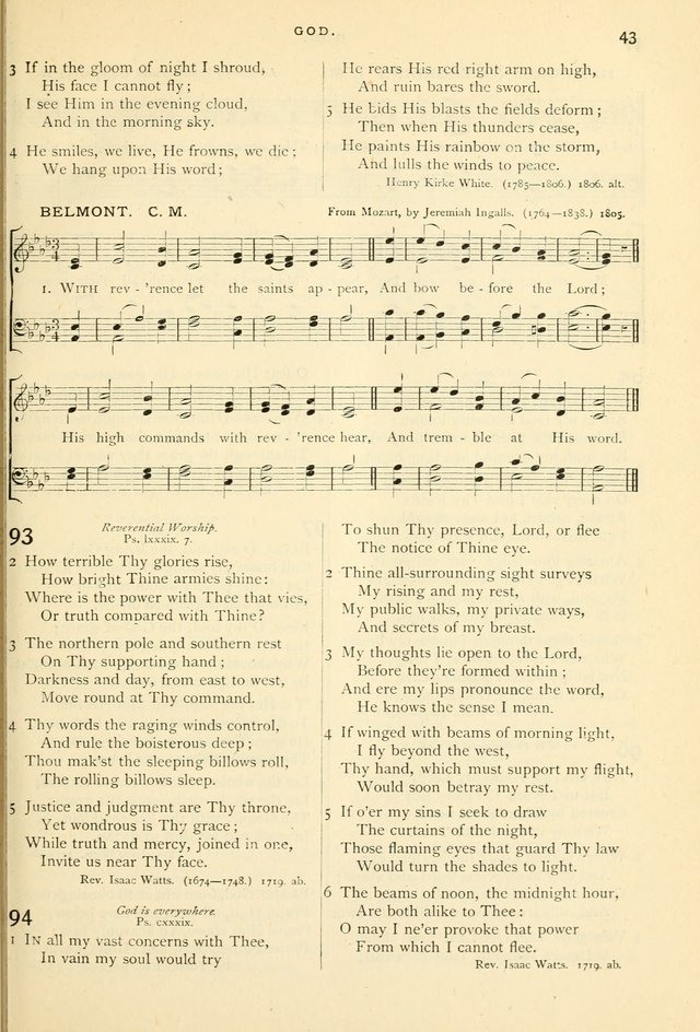 Hymns and Songs of Praise for Public and Social Worship page 43