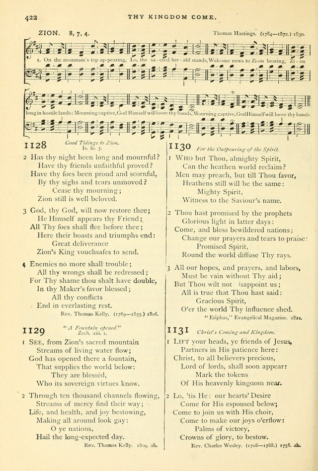 Hymns and Songs of Praise for Public and Social Worship page 430