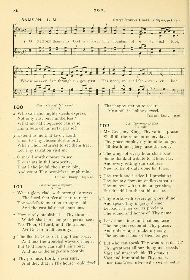 Hymns and Songs of Praise for Public and Social Worship page 46