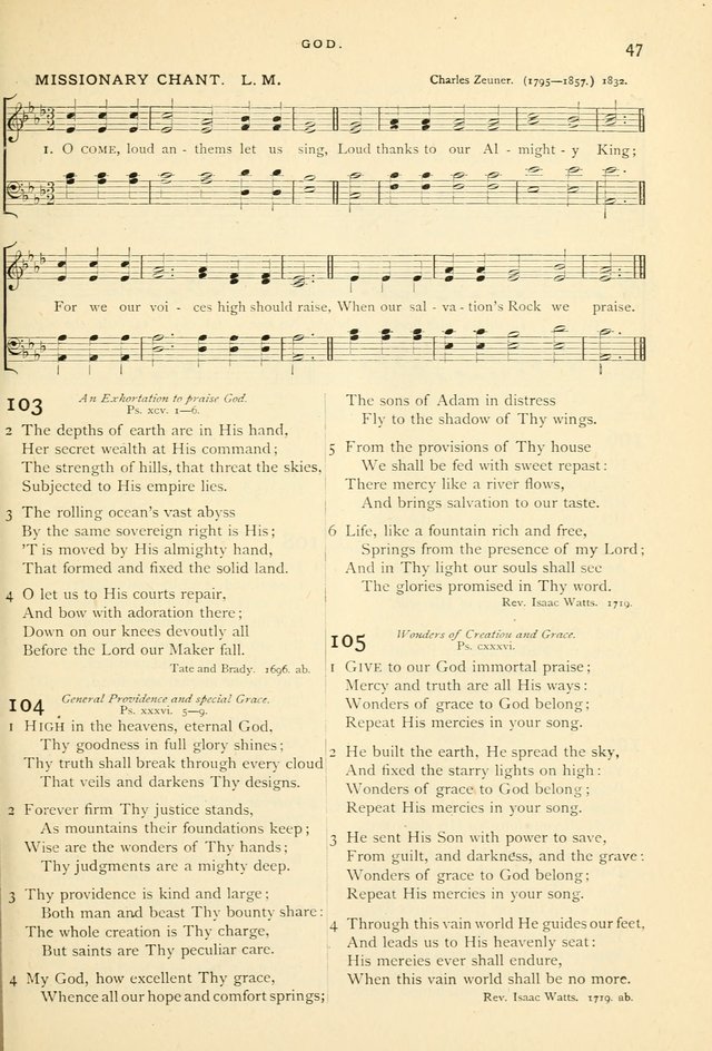 Hymns and Songs of Praise for Public and Social Worship page 47