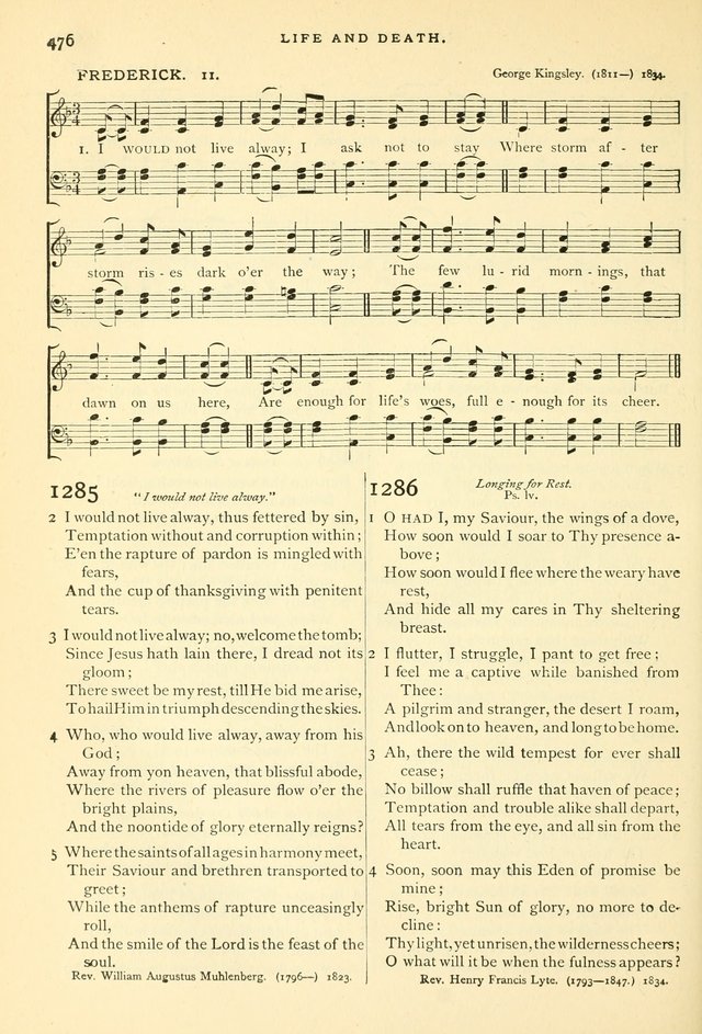 Hymns and Songs of Praise for Public and Social Worship page 484