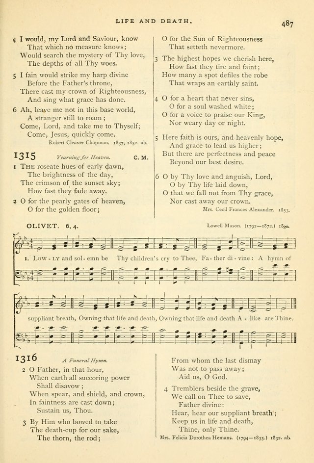 Hymns and Songs of Praise for Public and Social Worship page 495