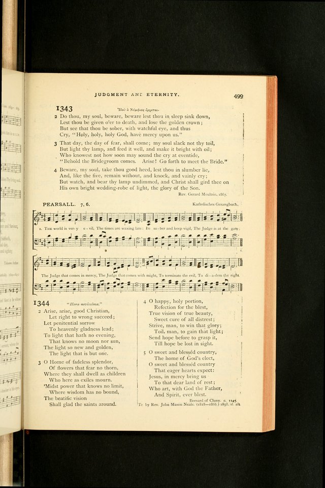 Hymns and Songs of Praise for Public and Social Worship page 507