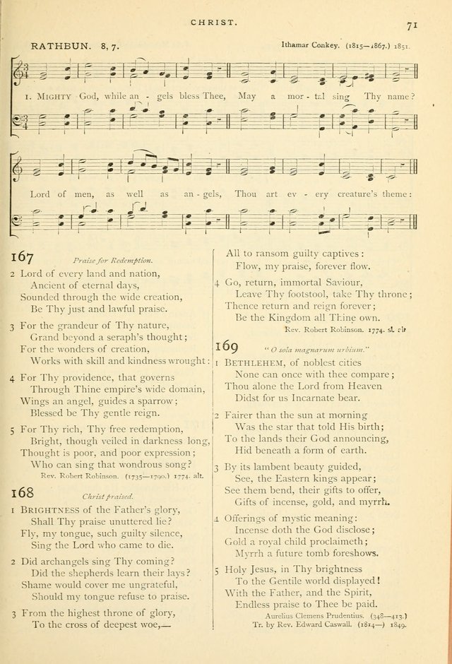 Hymns and Songs of Praise for Public and Social Worship page 71