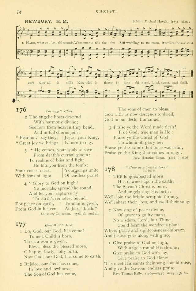 Hymns and Songs of Praise for Public and Social Worship page 74