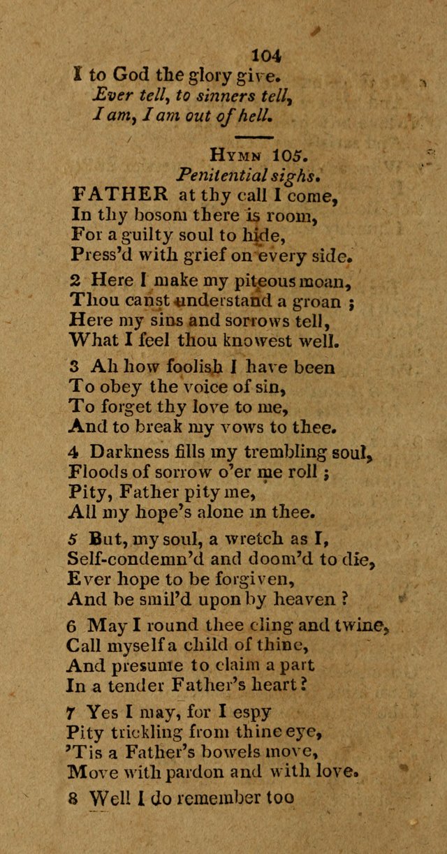 Hymns and Spiritual Songs (New ed.) page 102