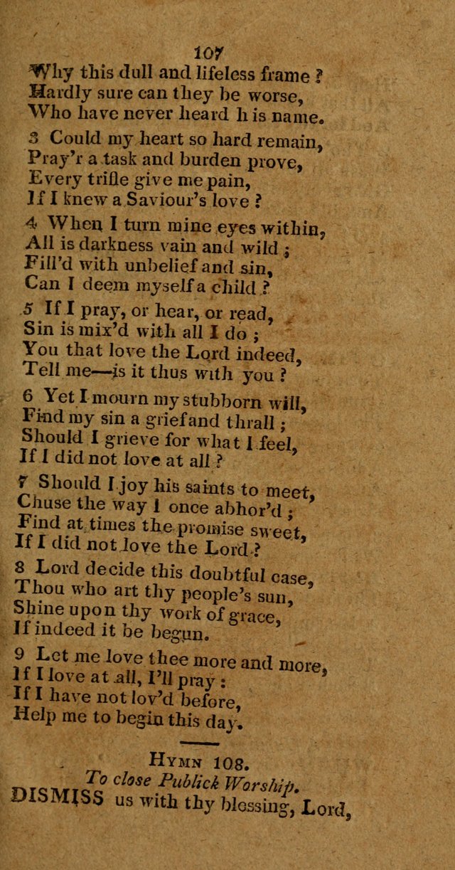 Hymns and Spiritual Songs (New ed.) page 105