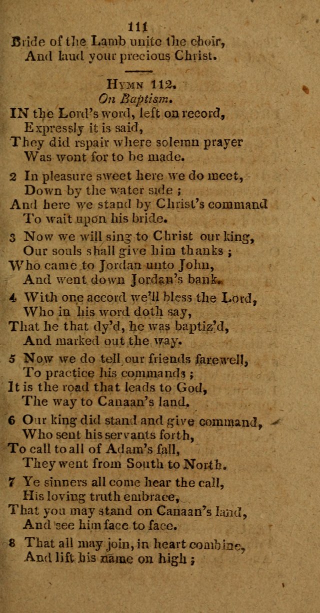 Hymns and Spiritual Songs (New ed.) page 109