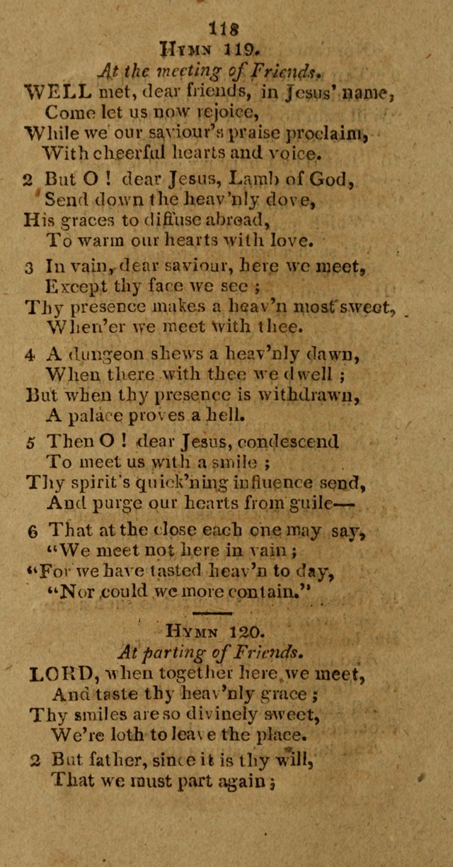 Hymns and Spiritual Songs (New ed.) page 116