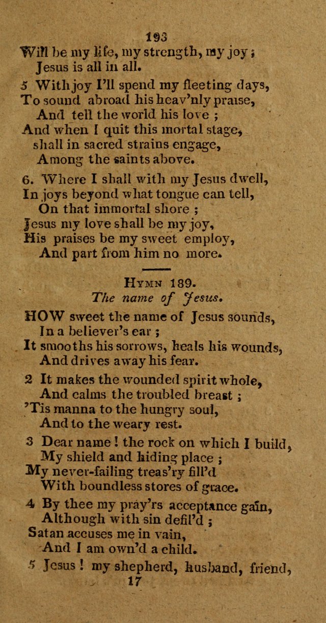 Hymns and Spiritual Songs (New ed.) page 191