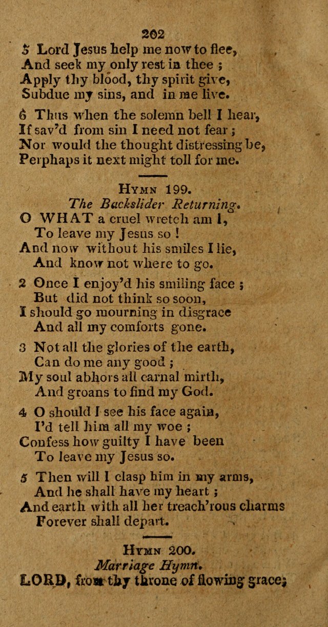 Hymns and Spiritual Songs (New ed.) page 202