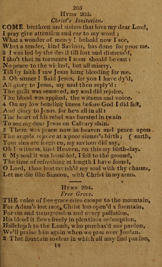 Hymns and Spiritual Songs (New ed.) page 205