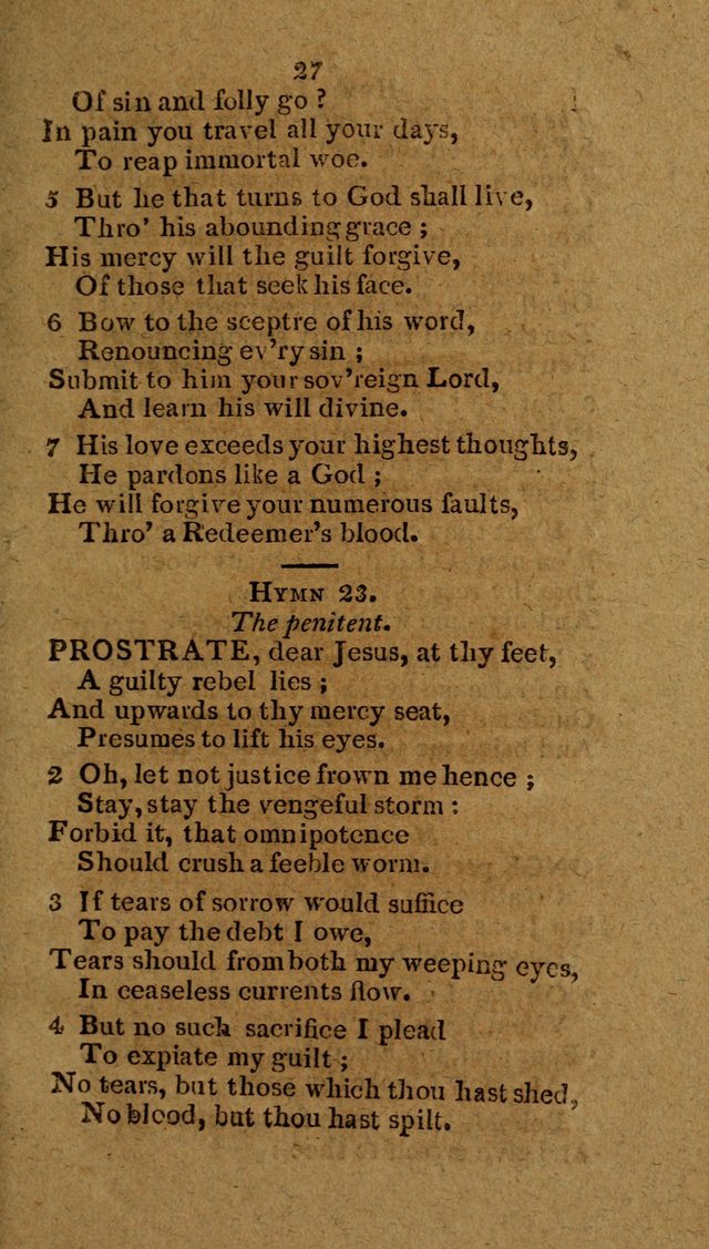 Hymns and Spiritual Songs (New ed.) page 25