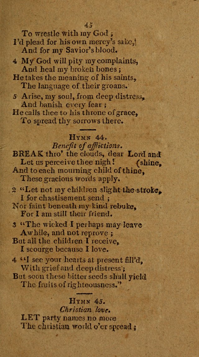 Hymns and Spiritual Songs (New ed.) page 43