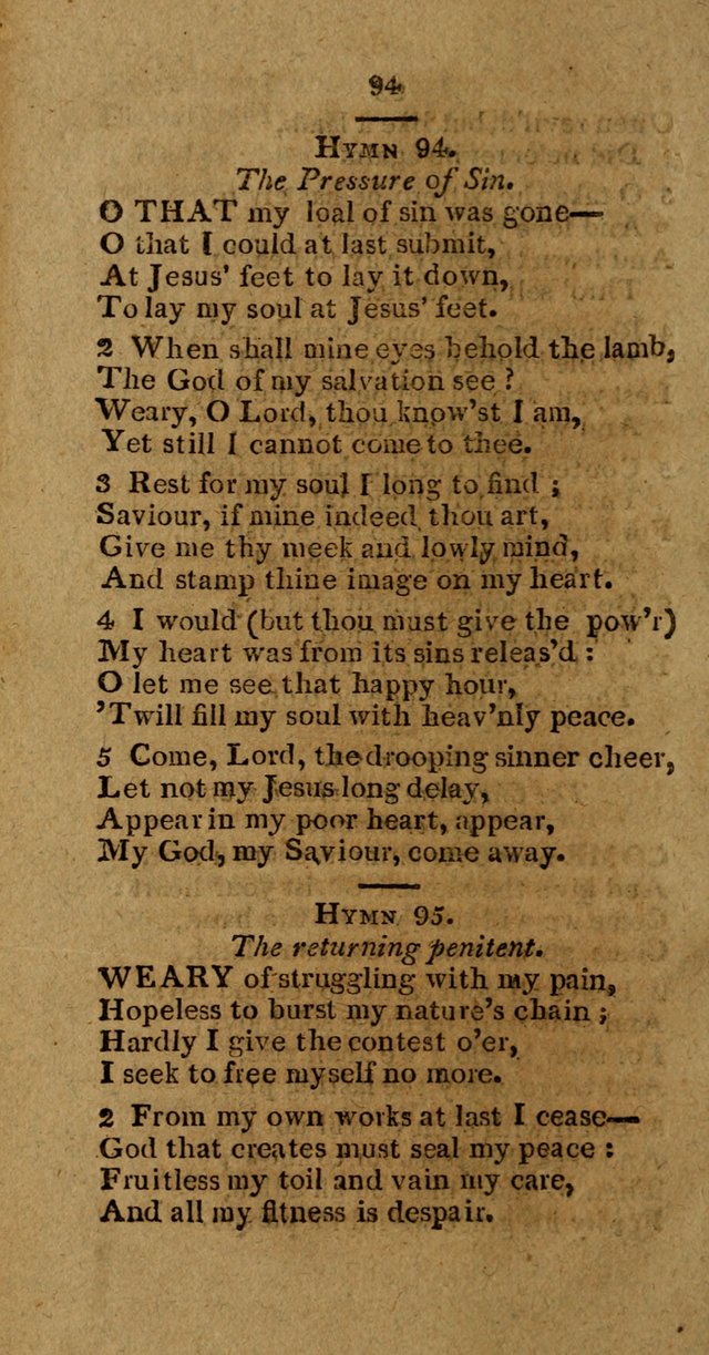 Hymns and Spiritual Songs (New ed.) page 92