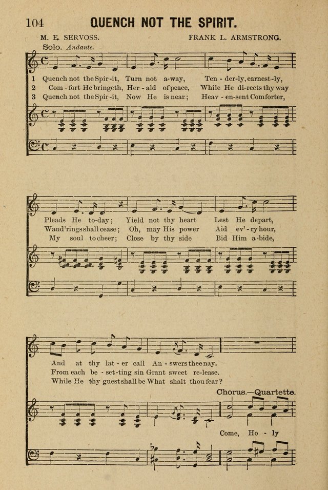 The Helper in Sacred Song: for Sunday-schools, churches, and devotional services page 104