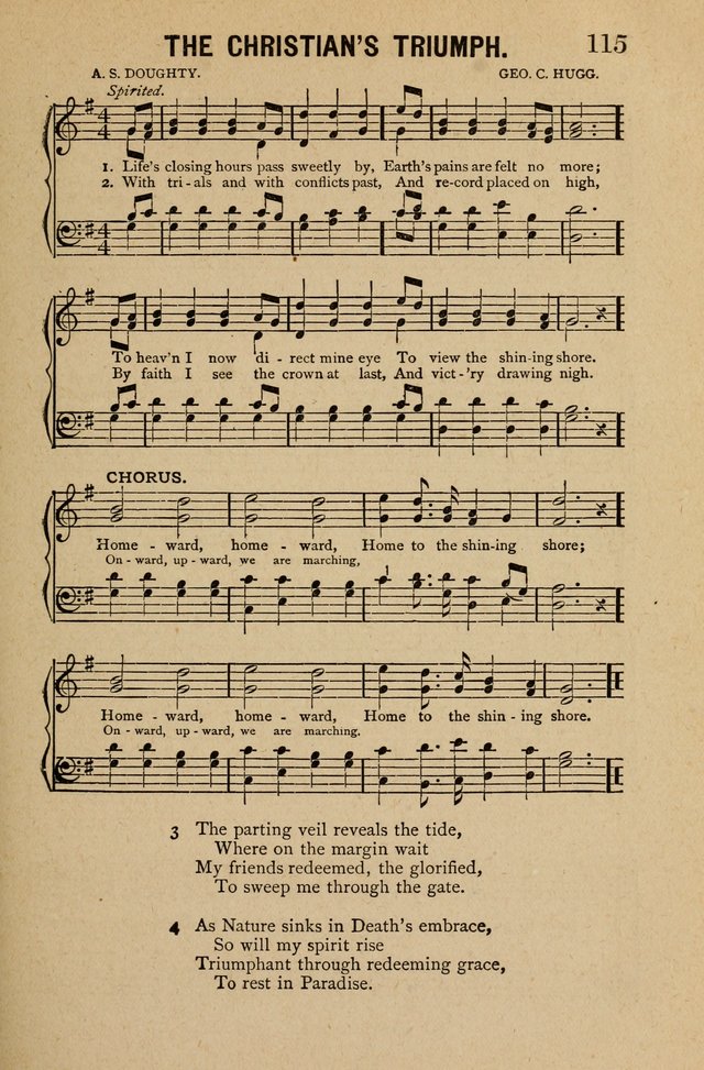 The Helper in Sacred Song: for Sunday-schools, churches, and devotional services page 115