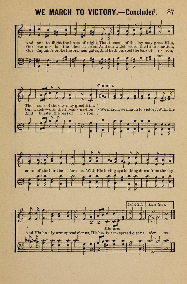 The Helper in Sacred Song: for Sunday-schools, churches, and devotional services page 87