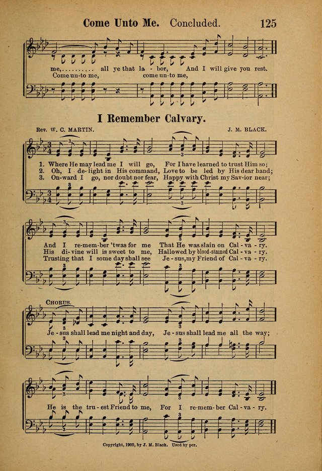 Hymns and Spiritual Songs page 125