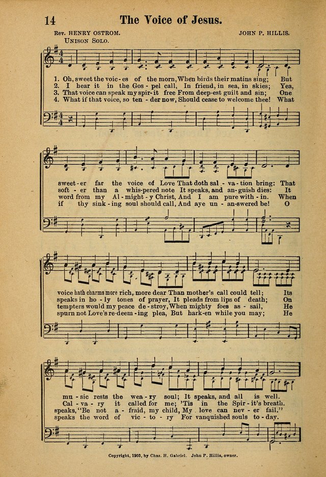 Hymns and Spiritual Songs page 14