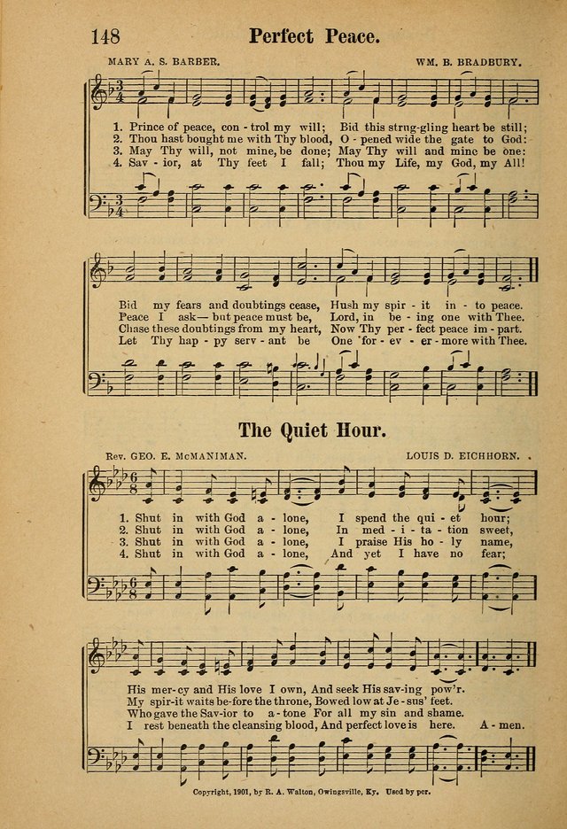 Hymns and Spiritual Songs page 148