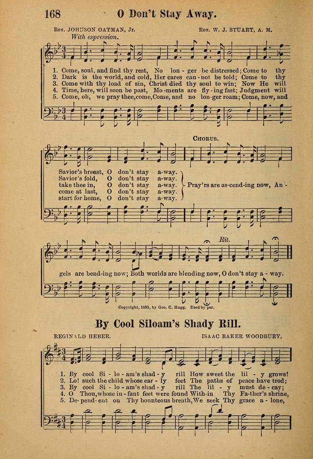 Hymns and Spiritual Songs page 168