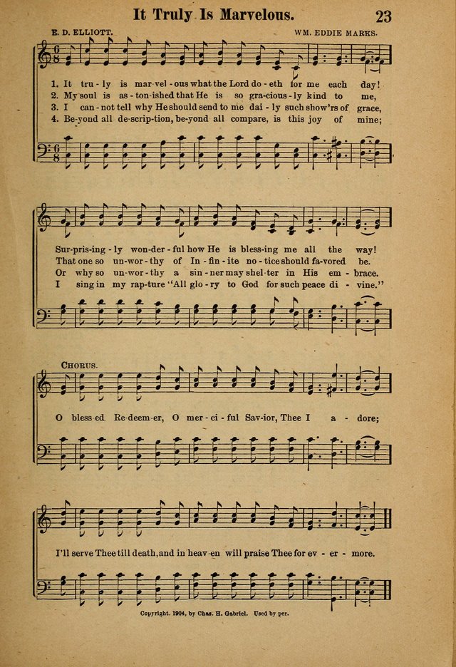 Hymns and Spiritual Songs page 23