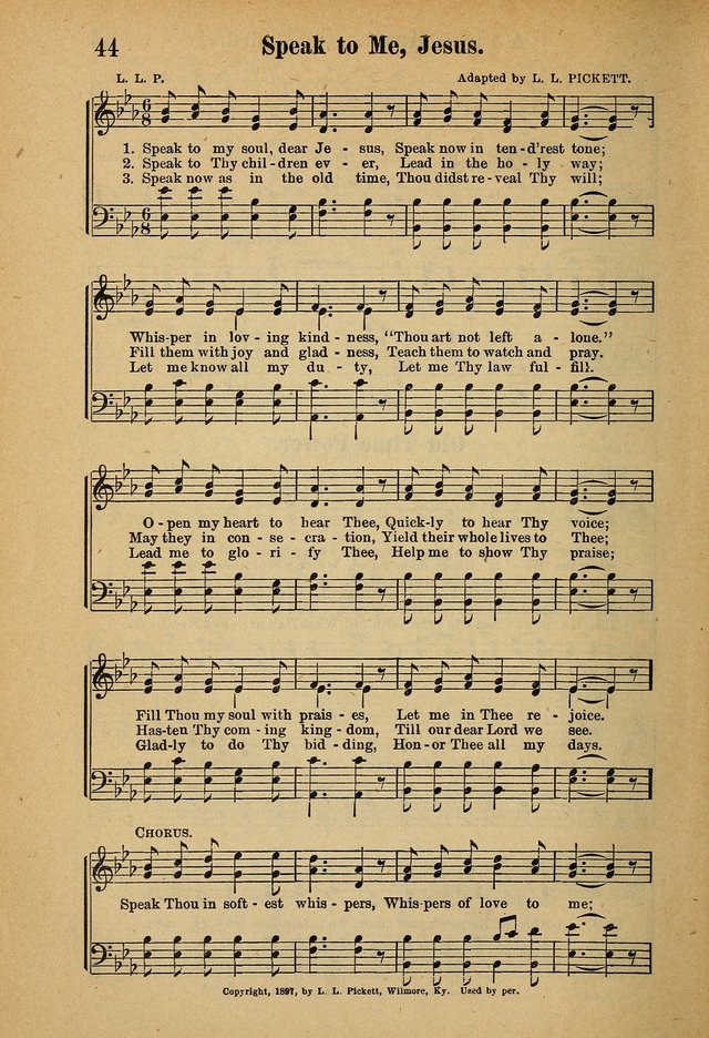 Hymns and Spiritual Songs page 44