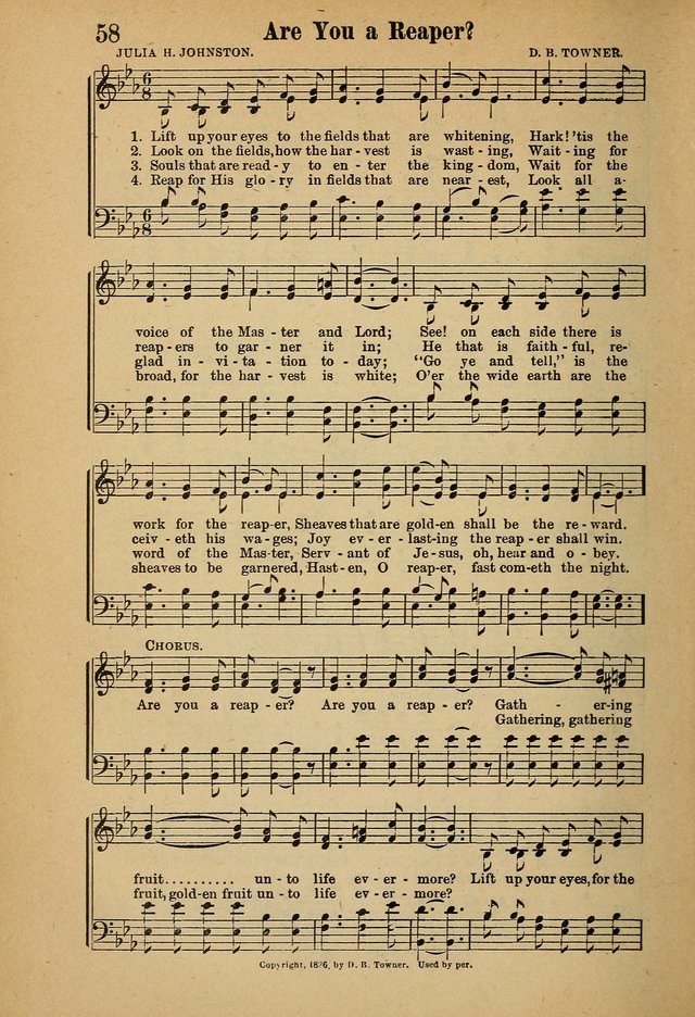 Hymns and Spiritual Songs page 58