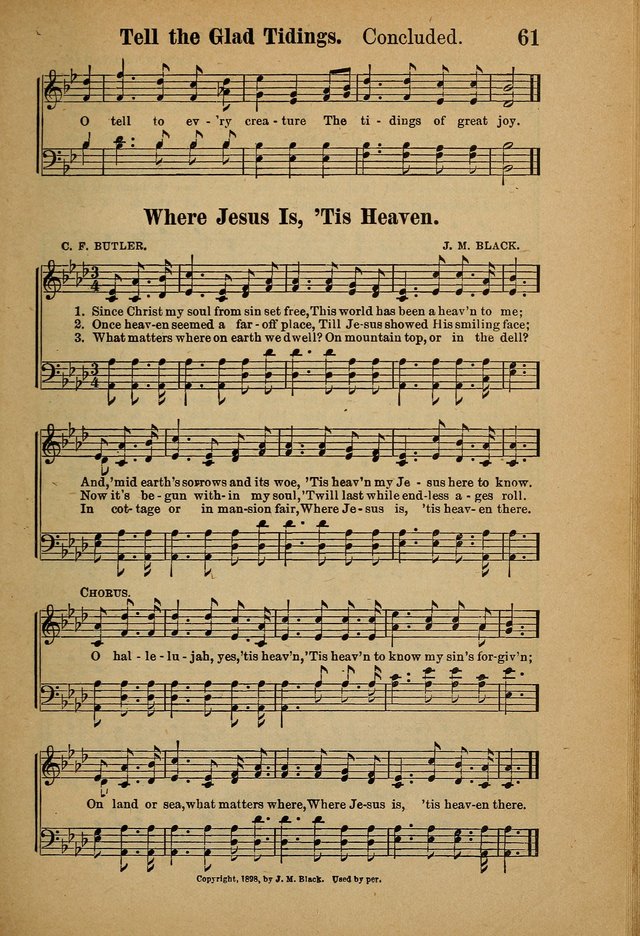 Hymns and Spiritual Songs page 61