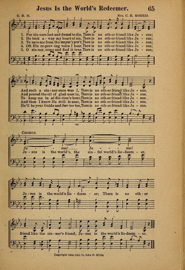 Hymns and Spiritual Songs page 65