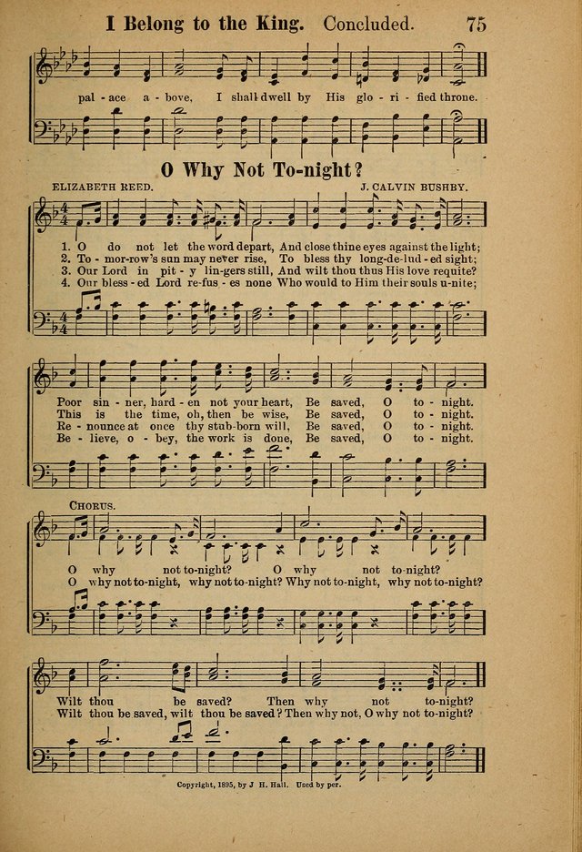 Hymns and Spiritual Songs page 75