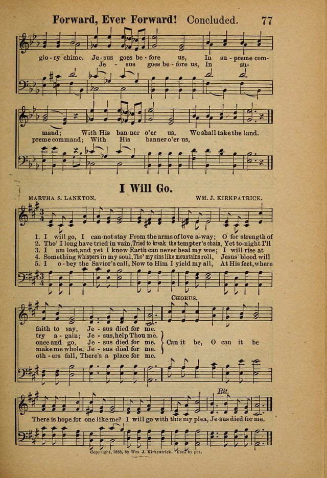 Hymns and Spiritual Songs page 77