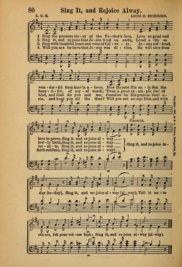 Hymns and Spiritual Songs page 80