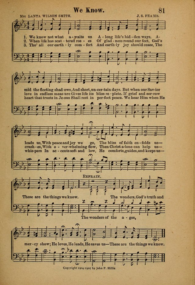 Hymns and Spiritual Songs page 81