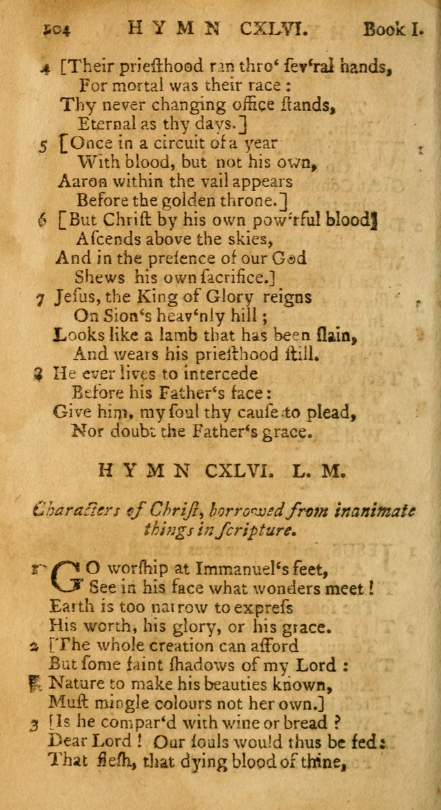 Hymns and Spiritual Songs, in Three Books: I. collected from the scriptures, II. composed on divine subjects, III. prepared for the Lord