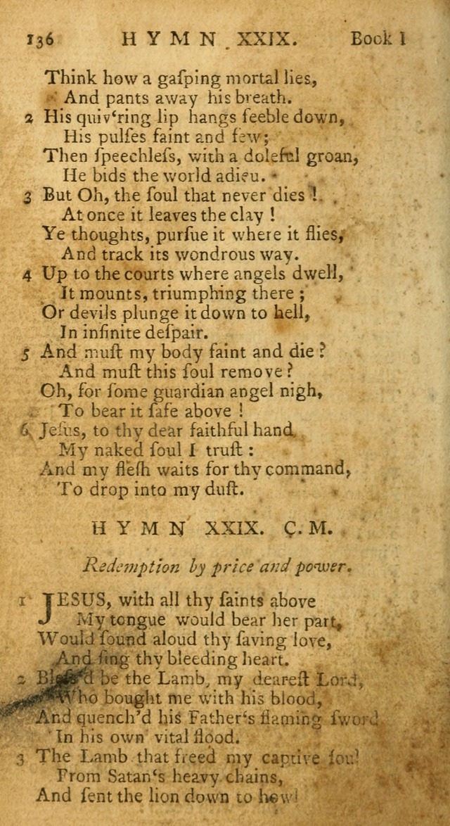 Hymns and Spiritual Songs, in Three Books: I. collected from the scriptures, II. composed on divine subjects, III. prepared for the Lord