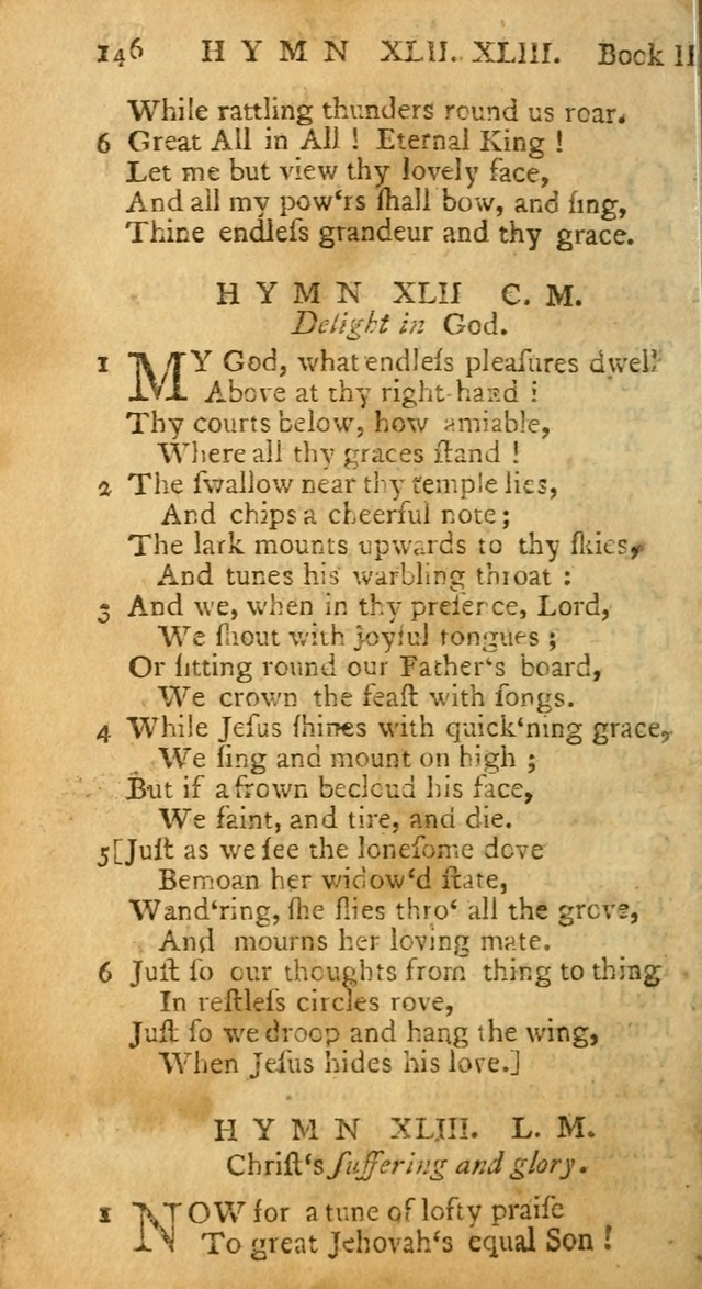 Hymns and Spiritual Songs, in Three Books: I. collected from the scriptures, II. composed on divine subjects, III. prepared for the Lord