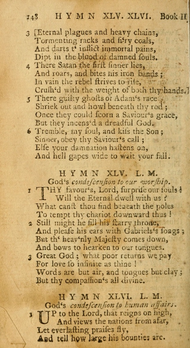 Hymns and Spiritual Songs, in Three Books: I. collected from the scriptures, II. composed on divine subjects, III. prepared for the Lord