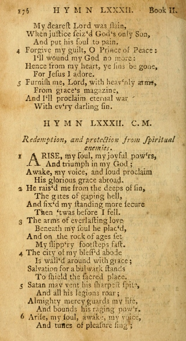 Hymns and Spiritual Songs, in Three Books: I. collected from the scriptures, II. composed on divine subjects, III. prepared for the Lord