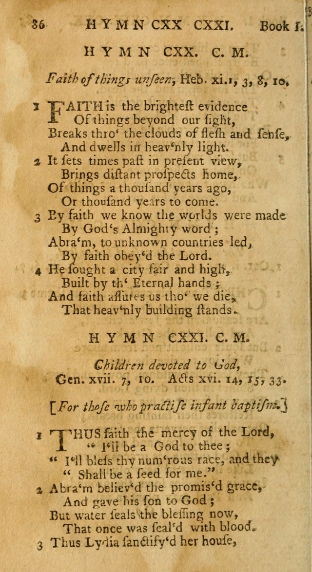 Hymns and Spiritual Songs, in Three Books: I. collected from the scriptures, II. composed on divine subjects, III. prepared for the Lord