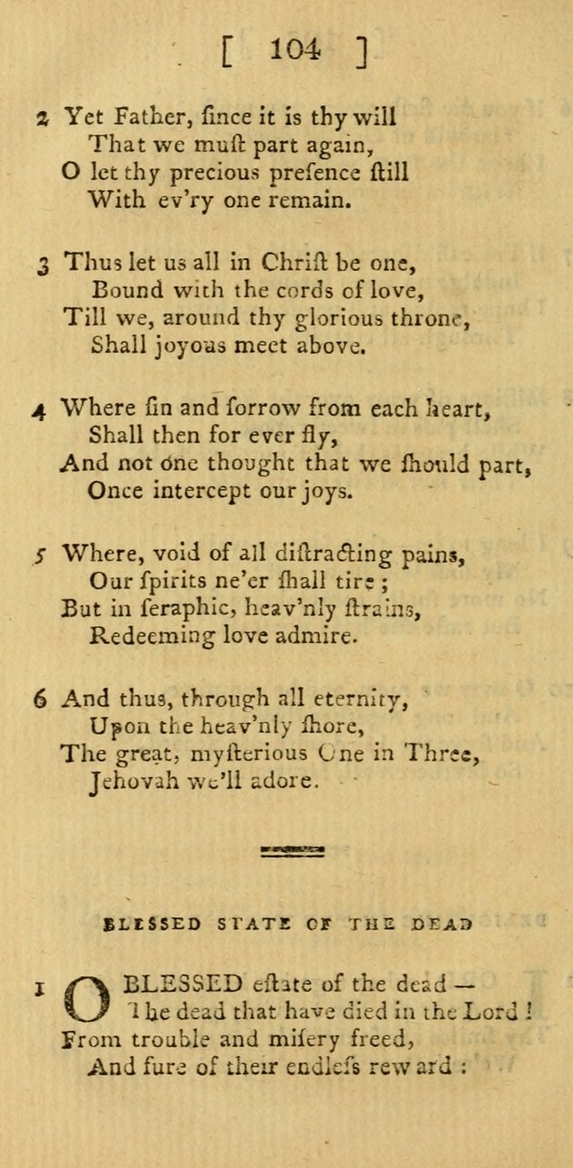 Hymns and Spiritual Songs for the use of Christians page 111