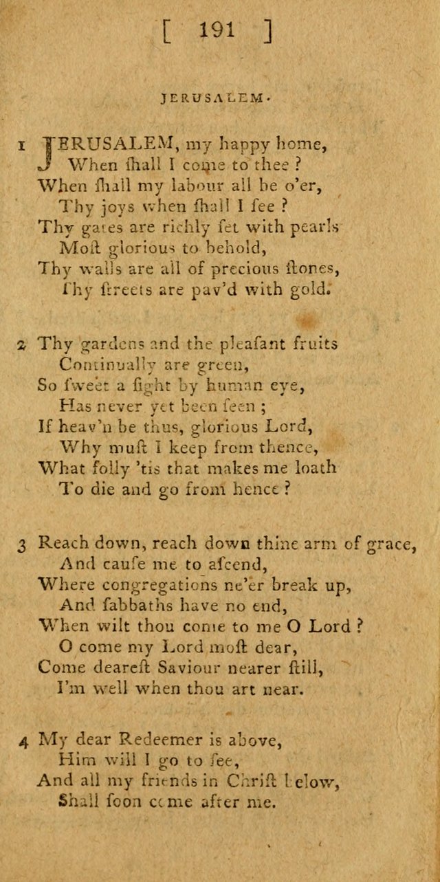 Hymns and Spiritual Songs for the use of Christians page 198