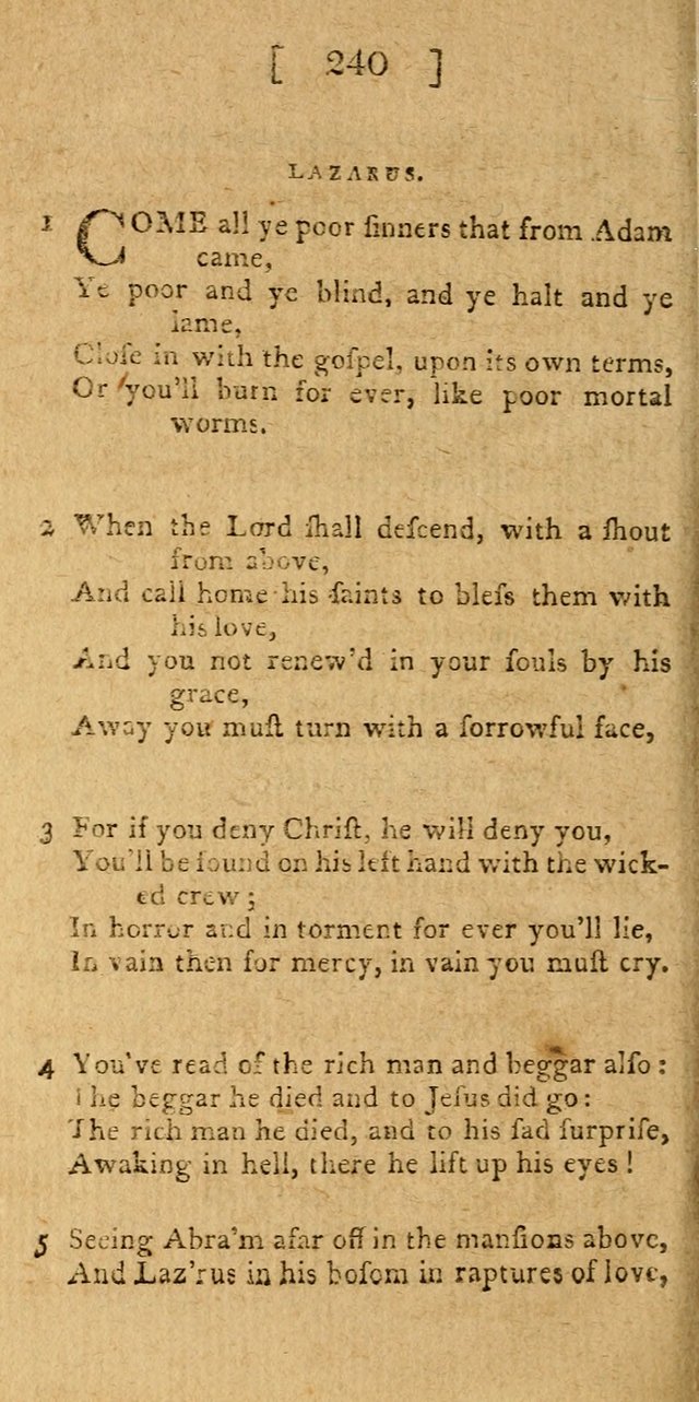 Hymns and Spiritual Songs for the use of Christians page 247