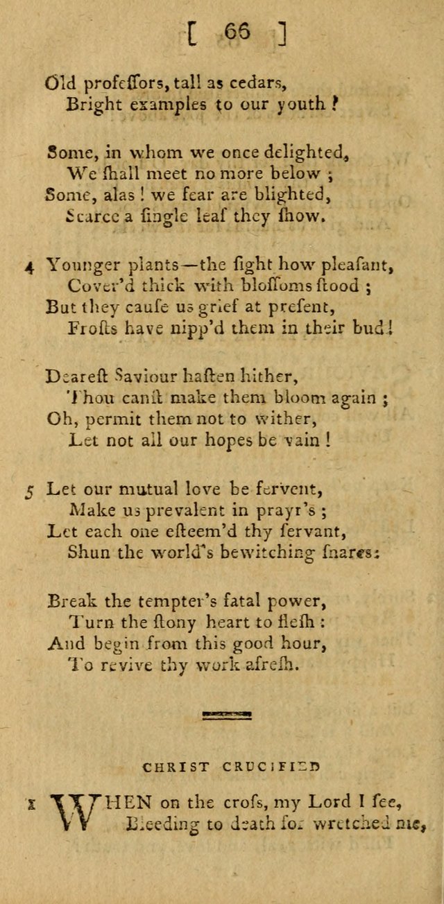 Hymns and Spiritual Songs for the use of Christians page 73